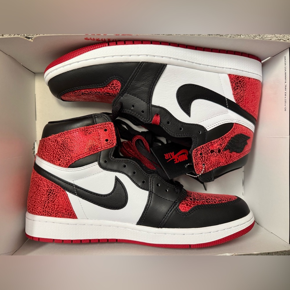 N Air Jordan 1 Retro High OG Ruby Women's Shoes.